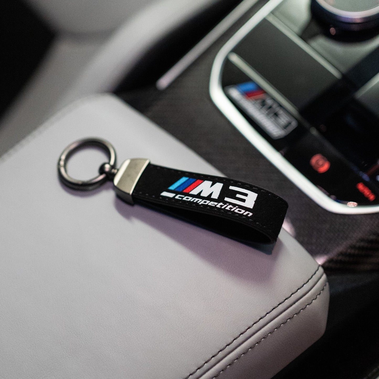 Nøkkelring i skinn av høy kvalitet