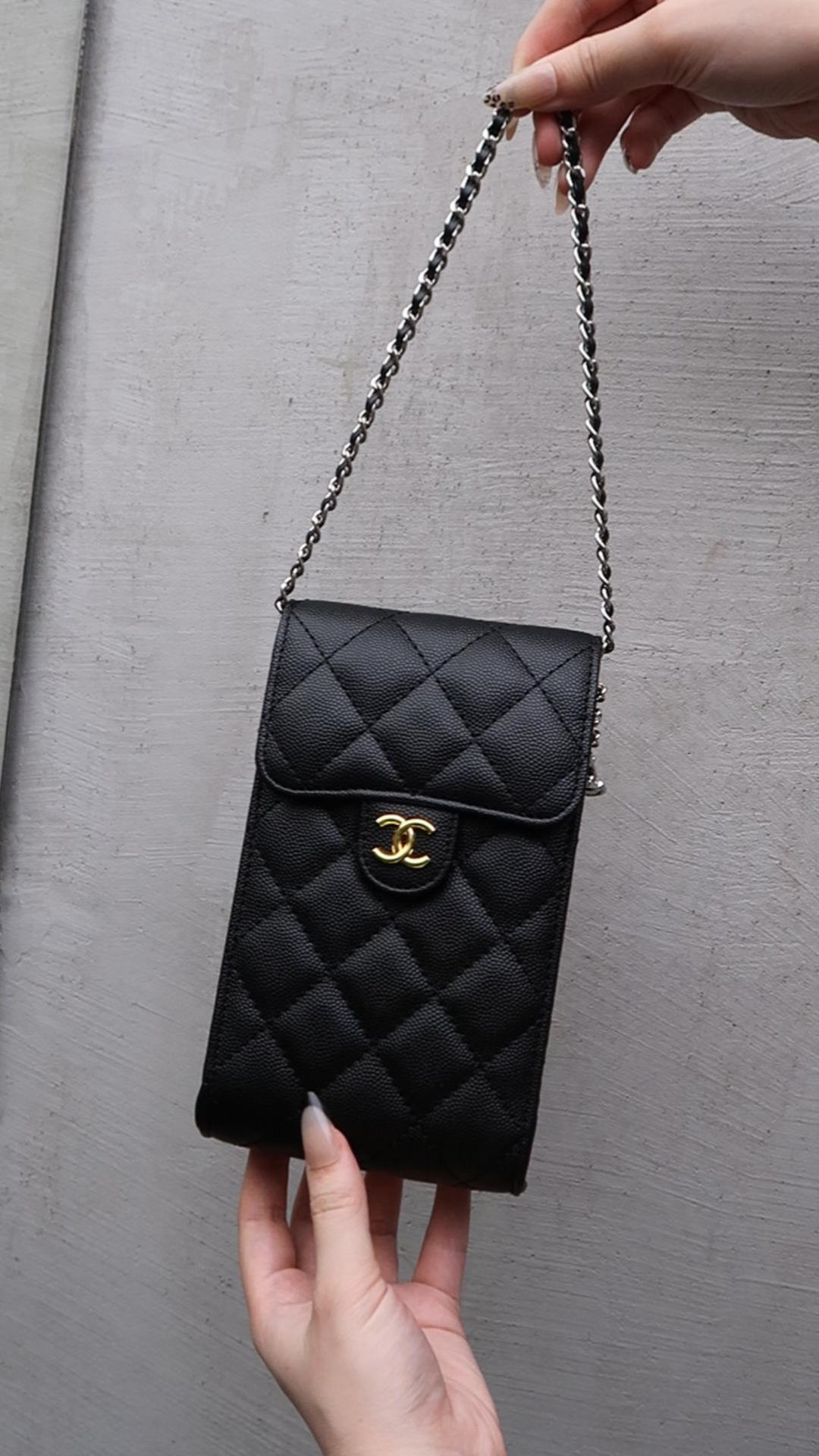 Crossbody læder telefontaske