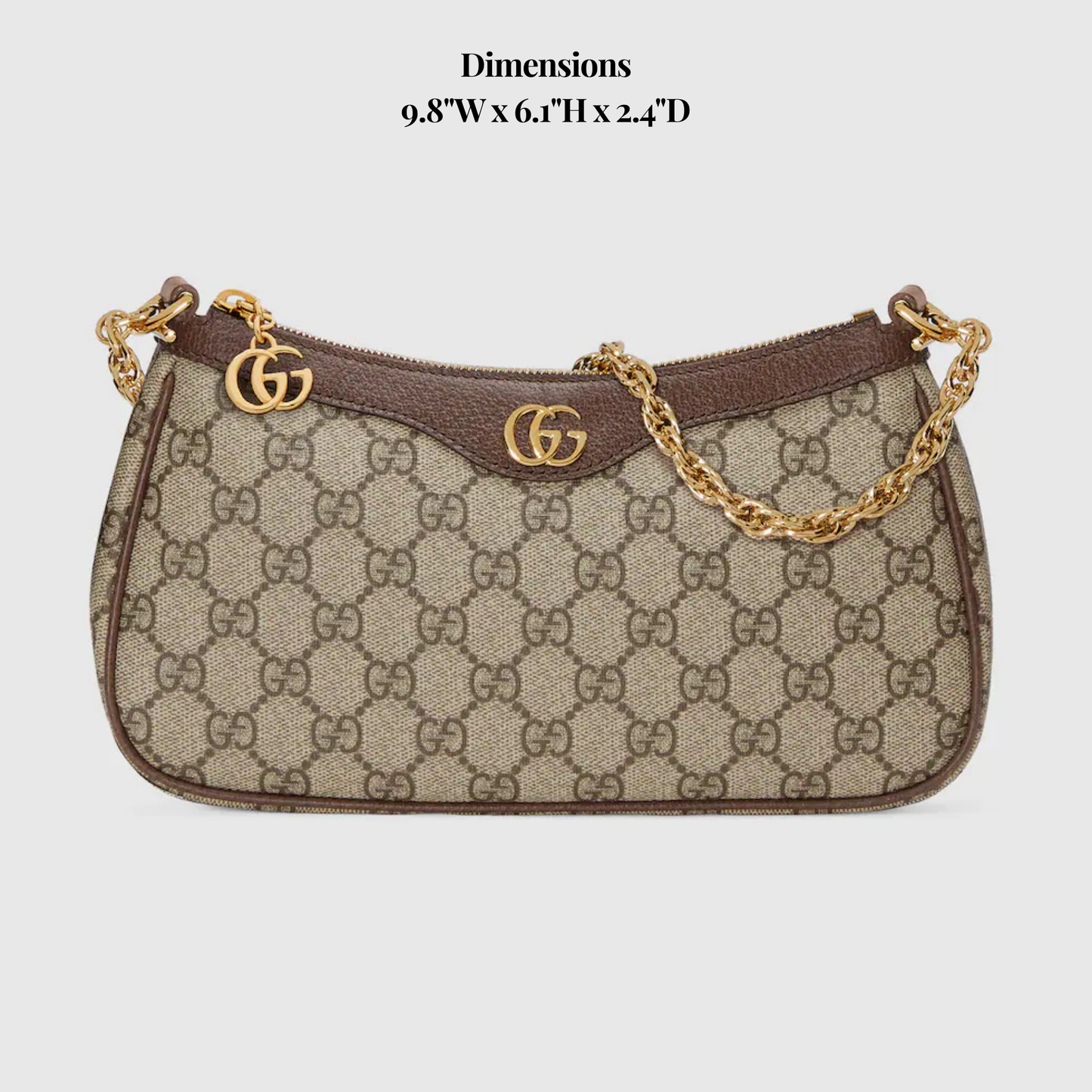 Lærredsmønstret skuldertaske