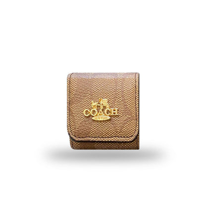 Luxury Coach AirPods -kotelot Vaaleanruskea-LGK240425