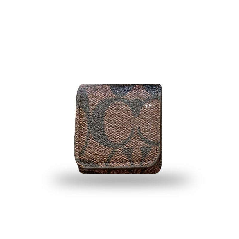 Luxury Coach AirPods -kotelot Tummanruskea-YH240425
