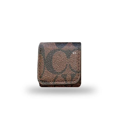 Luxury Coach AirPods -kotelot Tummanruskea-YH240425