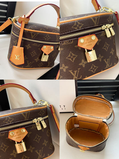 Сумка Vintage-Inspired Box – Элегантная коробка с монограммой