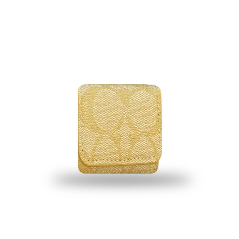 Estuches Luxury Coach para AirPods Café-YH240425