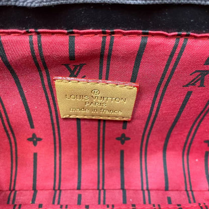 Vintage Lock Chain Skuldertaske – Klassisk Monogram Design