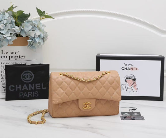 Luksus quiltet læder skuldertaske – tidløs elegance til enhver lejlighed