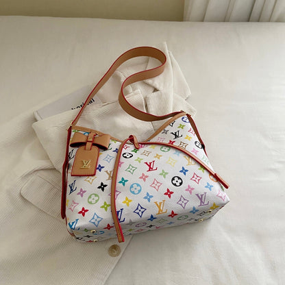 Umhängetasche mit Monogramm-Kreuzriemen