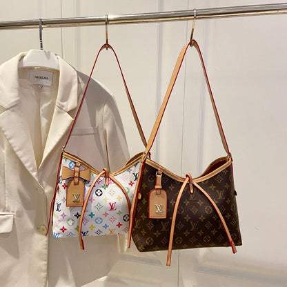 Umhängetasche mit Monogramm-Kreuzriemen