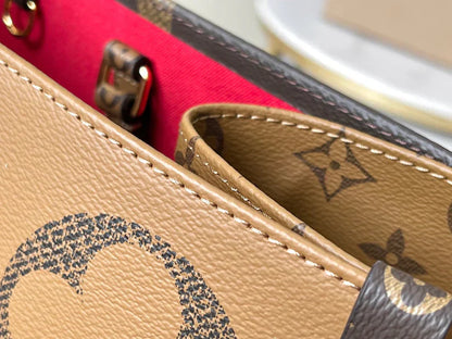 Skórzana torba z monogramem Luxe