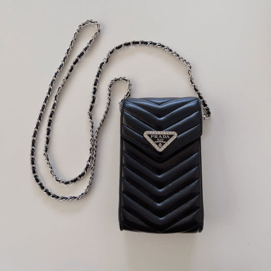 حقيبة هاتف جلدية عبر الجسم