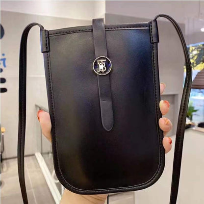 Crossbody læder telefontaske