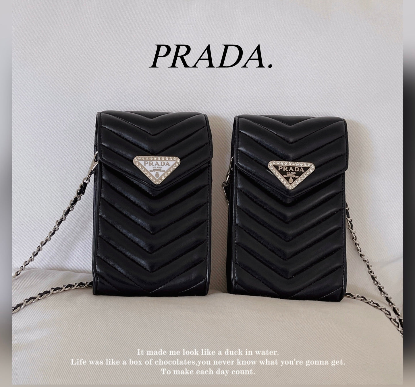 크로스바디 가죽 휴대폰 가방