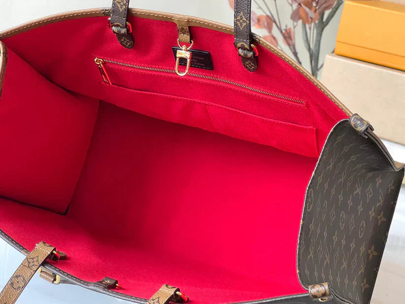 Skórzana torba z monogramem Luxe