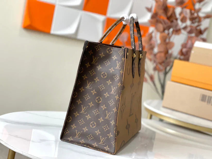 Skórzana torba z monogramem Luxe