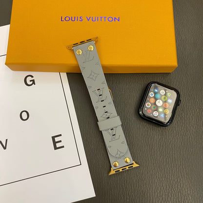 Rannekoru de rechange Apple avec koristelu, niitit ja monogrammi ja kohokuvio KELLORANNAT