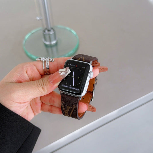 Luksusrem Brun Apple Watch