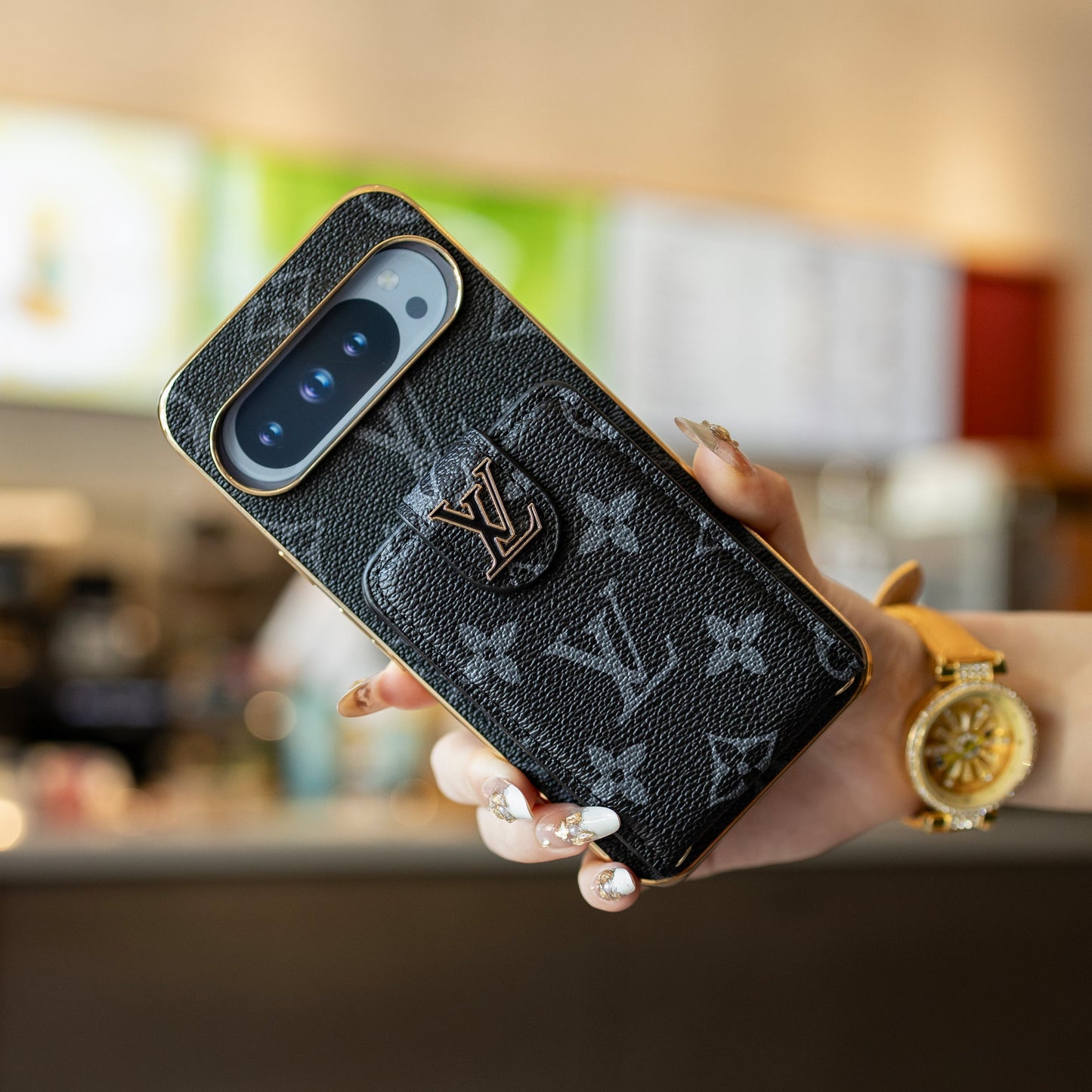 고급 끈 Google Pixel 휴대전화 케이스