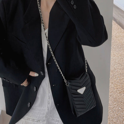 크로스바디 가죽 휴대폰 가방