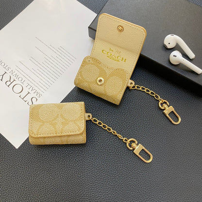 Luxury Coach AirPods Pro -kotelot Coffee-YH240425