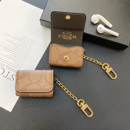 Luxury Coach AirPods Pro -kotelot Vaaleanruskeat-YH240425