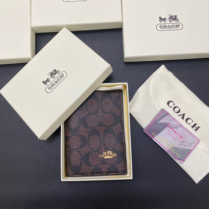 Porta-passaporte de couro clássico CO – organizador de viagens elegante