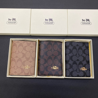 Porta-passaporte de couro clássico CO – organizador de viagens elegante