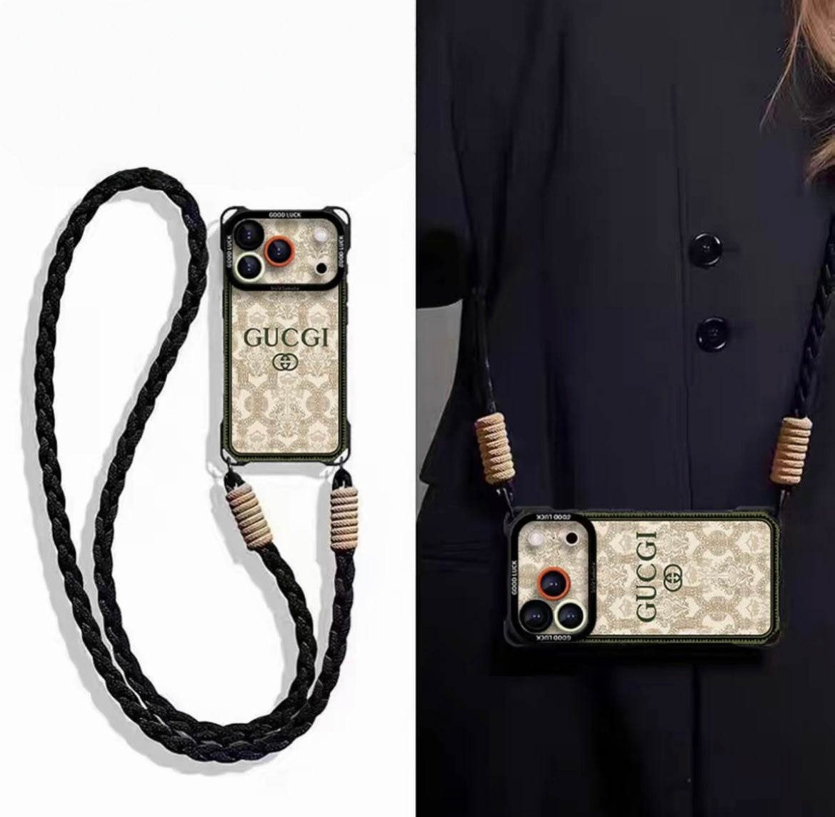 Håndholdt lædertelefonetui & Crossbody-design · iPhone 17 Ny udgivelse