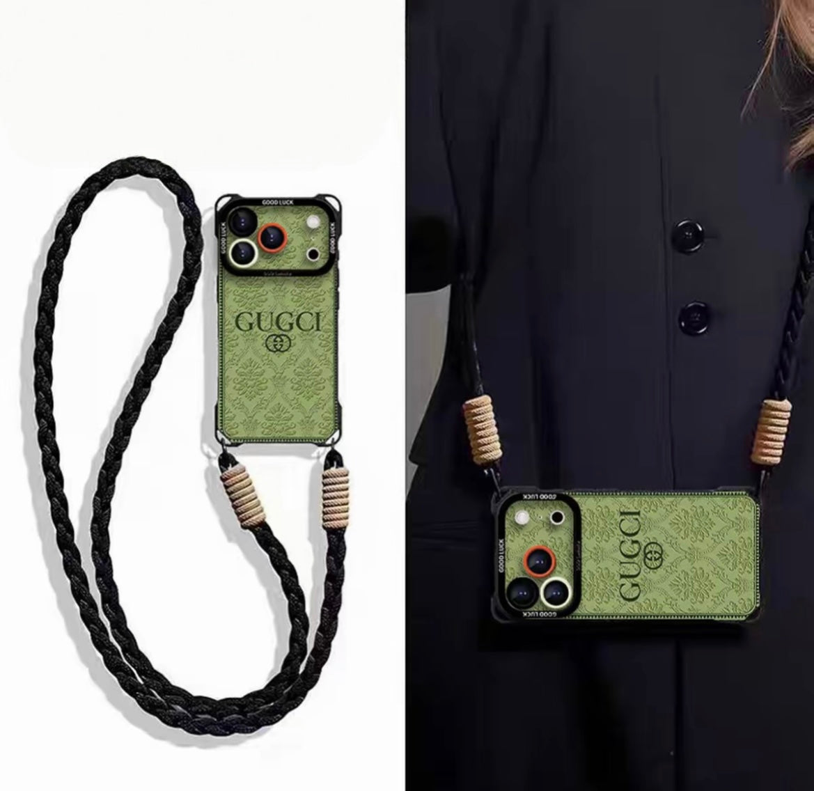 Håndholdt lædertelefonetui & Crossbody-design · iPhone 17 Ny udgivelse