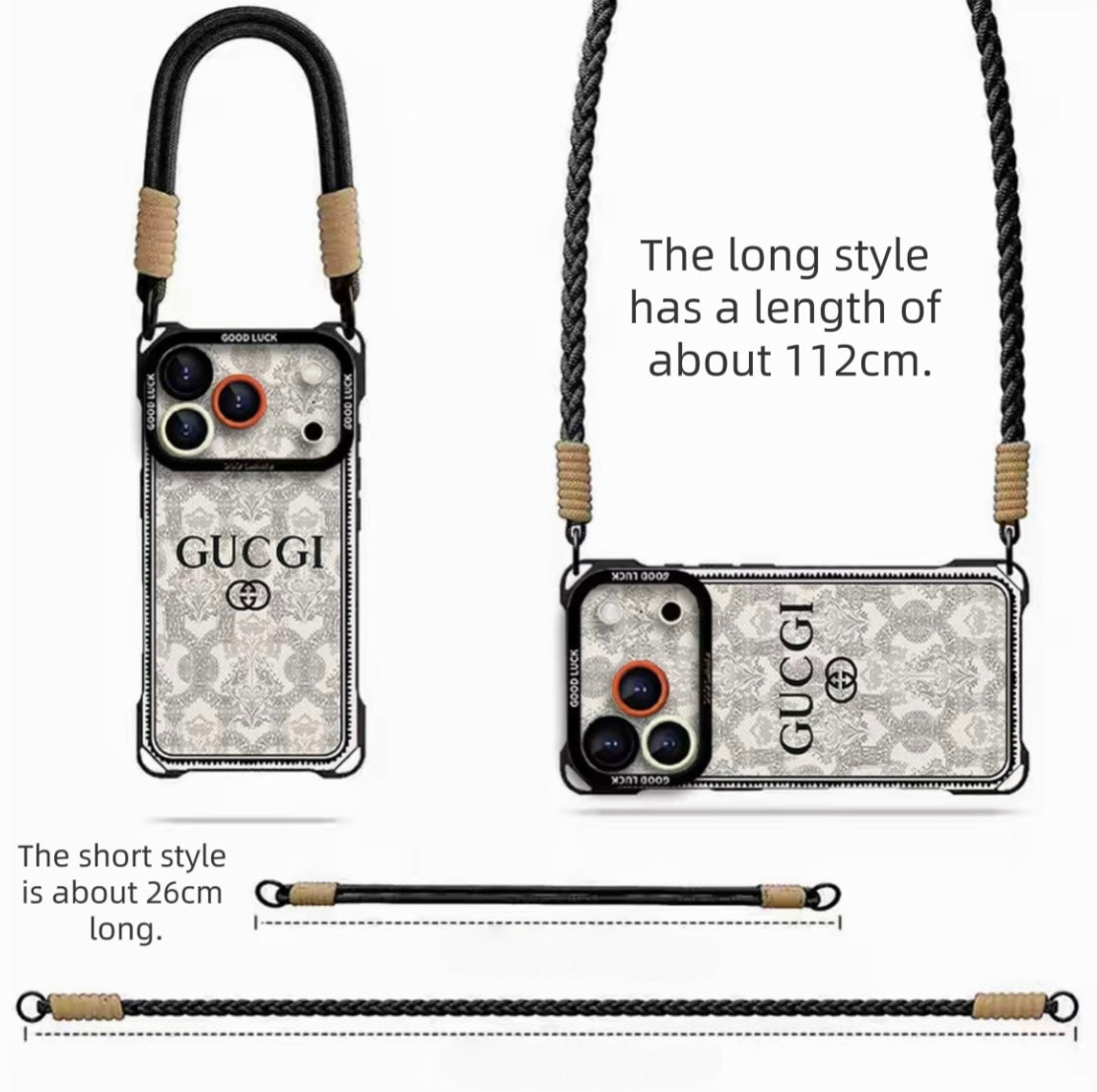 Håndholdt lædertelefonetui & Crossbody-design · iPhone 17 Ny udgivelse