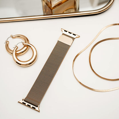 Correa Milanese Loop para Apple Watch - Oro vintage