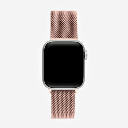ミラネーゼ ループ Apple Watch バンド - ローズゴールド