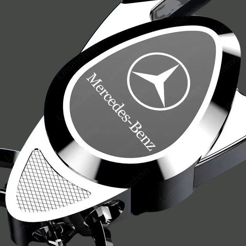 Elegant højglans metal nøglering