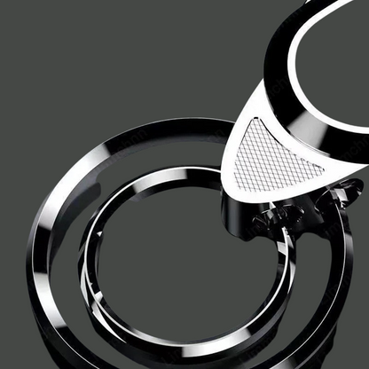 Elegant højglans metal nøglering