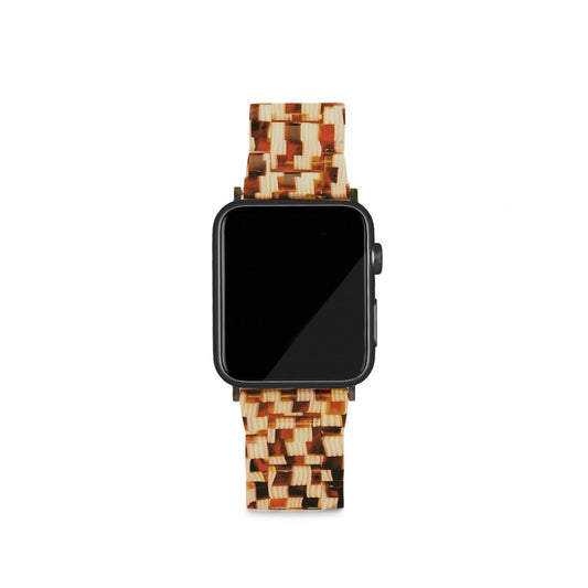 Pulseira Apple Watch em Tortoise Checker