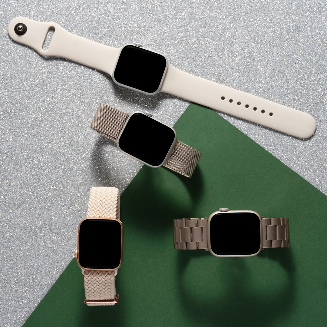 Cinturino per Apple Watch con passante alla milanese - Starlight