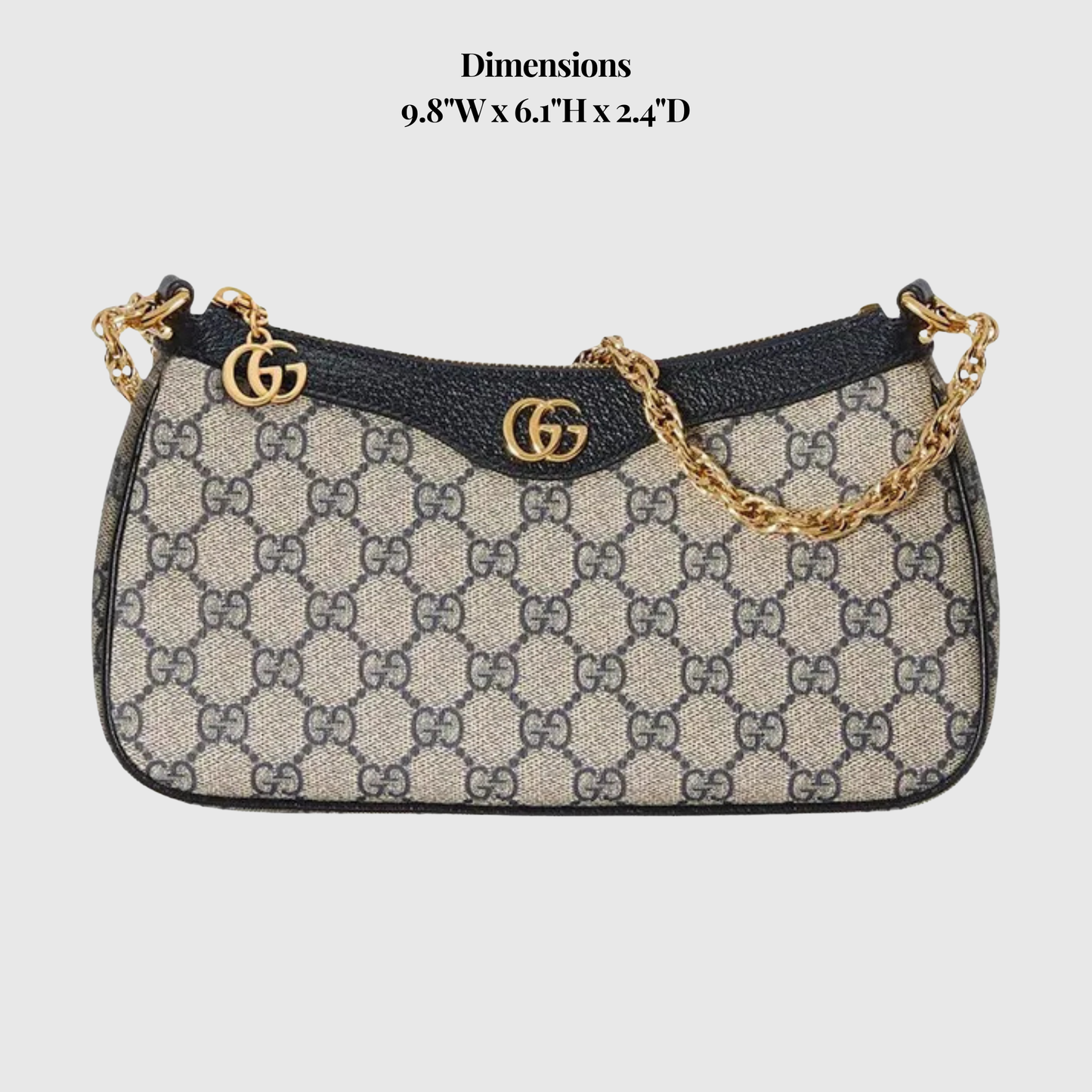 Lærredsmønstret skuldertaske