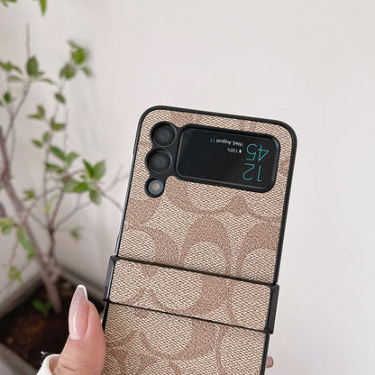 Coach Z フリップ/Z フォールド サムスン 携帯電話ケース フィンガー ストラップ付き