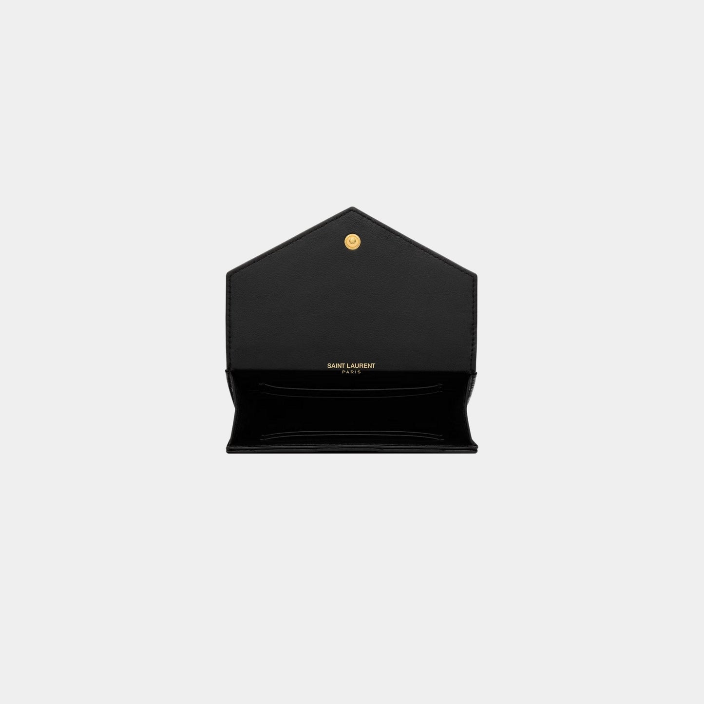 C-m tikattu lampaannahkainen pieni lompakko